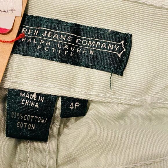 Ralph Lauren Jeans Company Mint Green Mid Calf Petite Jeans Size 4P - Picture 5 of 5